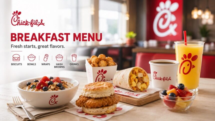 chick fil a menu breakfast